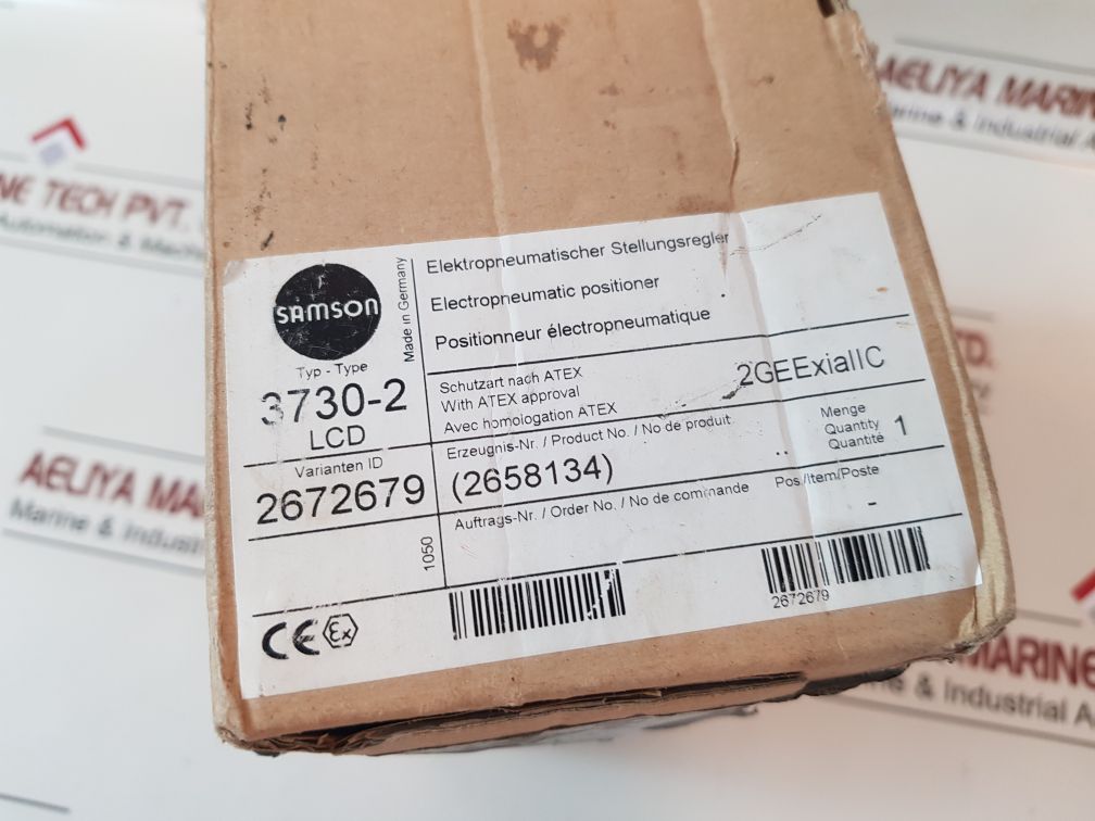 Samson 3730-2 Electropneumatic Positioner 3730-21000000400000000.01