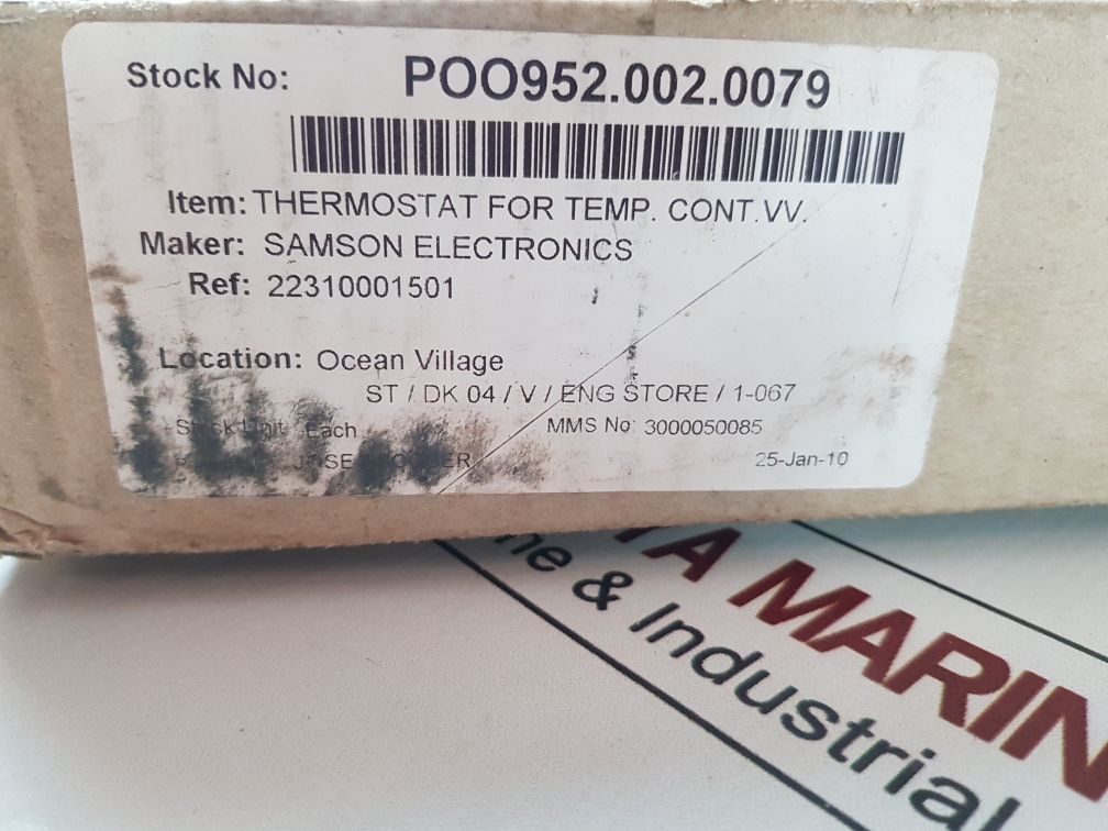 Samson 2231-008502 0093 thermostat for temperature controller
