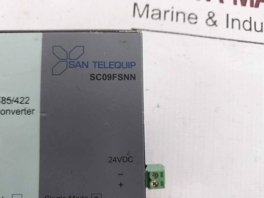 San Telequip Sc09Fsnn Ethernet To Fiber Converter