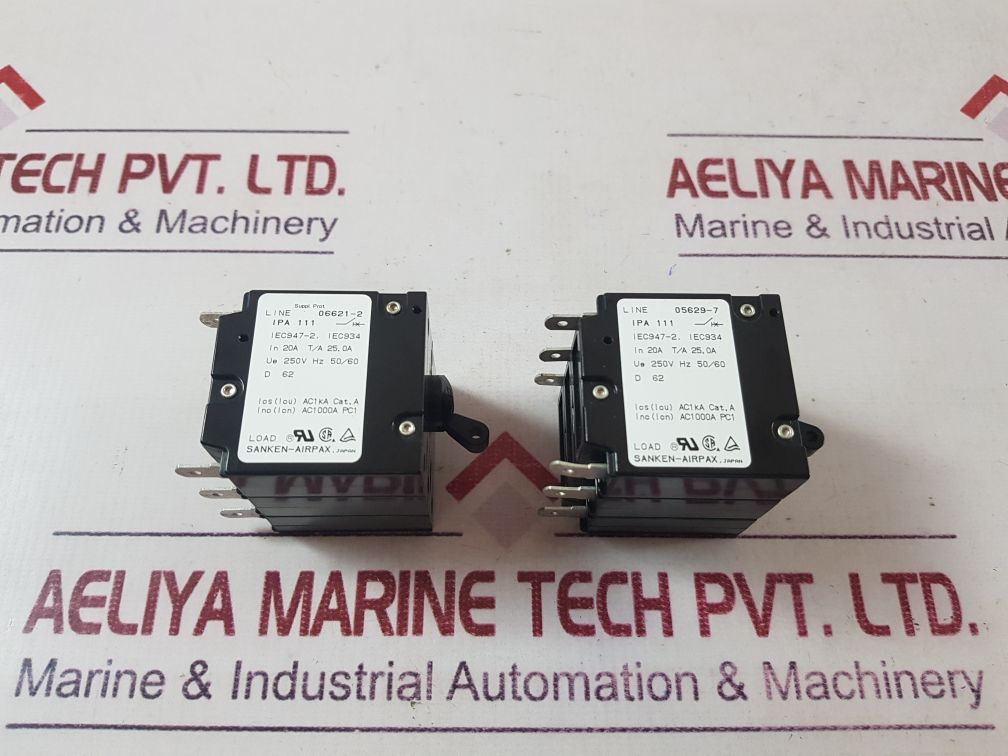 Sanken-airpax Ipa 111 T/A 25.0A Circuit Breaker
