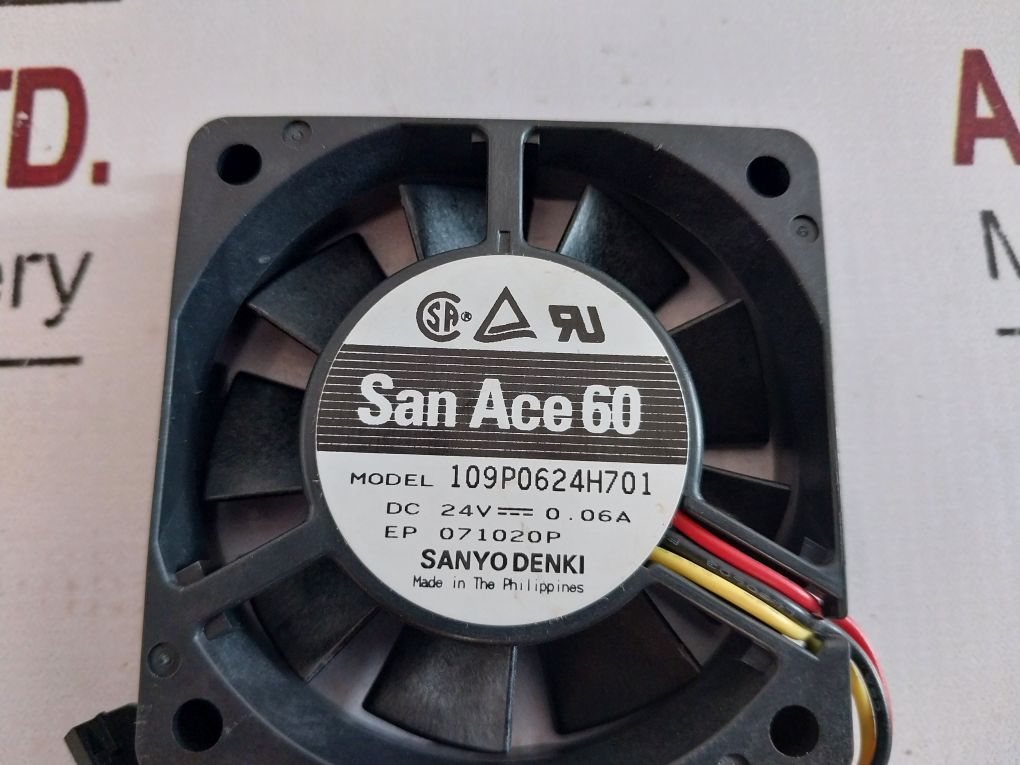 Sanyo Denki 109P0624H701 Fan