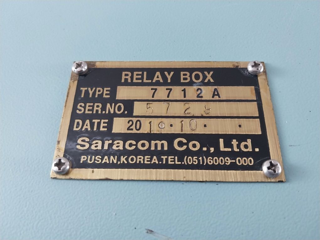 Saracom 7712A Relay Box For Electric Whistle