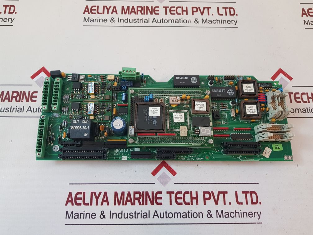 Scana Mar-el N-3886 Dalen Controller Pcb Mps110