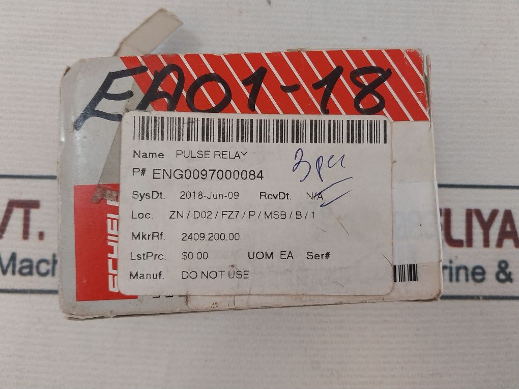 Schiele 2.409.200.00 Timer Relay 0,05-2500 S 24V Ac/Dc