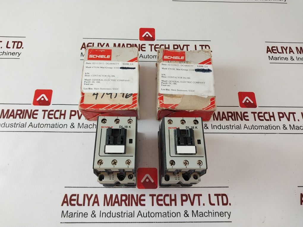 Contattore Schiele DL11K-01 11kW Con Bobina 230VAC – Usato Verificato A Vista