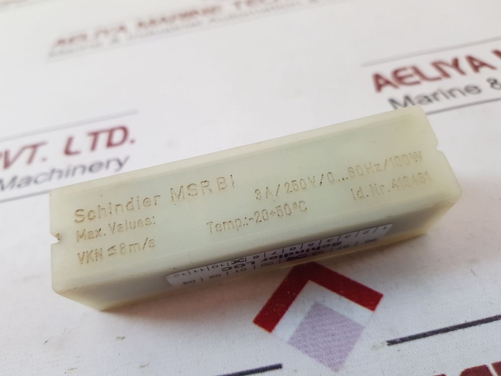 Set Of 7X Schindler Msr Bi Bistable Switch 418481