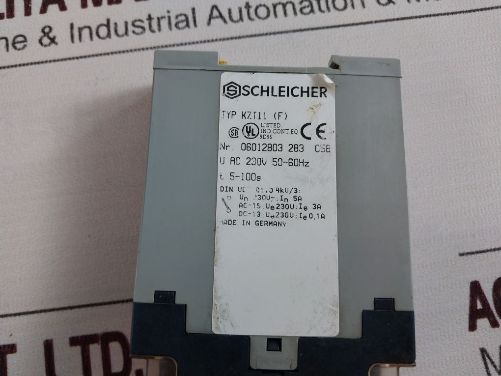 Schleicher Kzt11 (F) Time Relay 5-100S