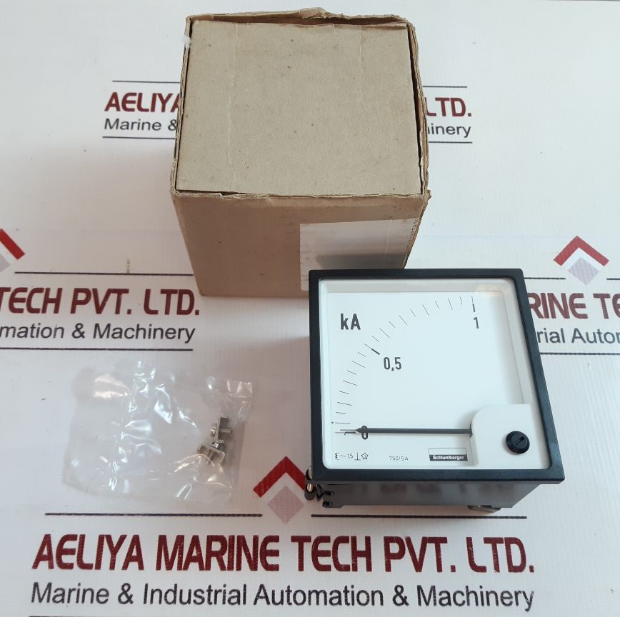 Schlumberger 0 To 1 Ka Panel Meter