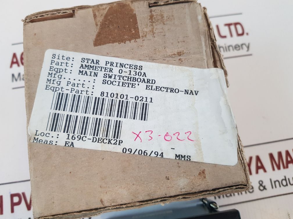Schlumberger Ammeter 0-130A