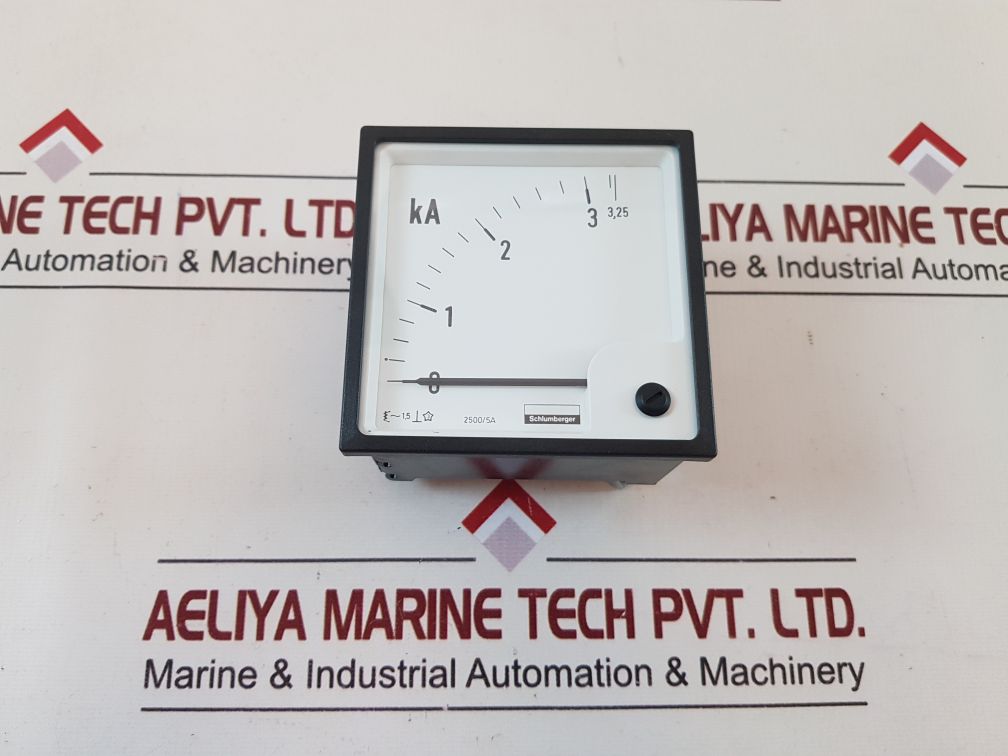 Schlumberger 0-3,25Ka Panel Meter