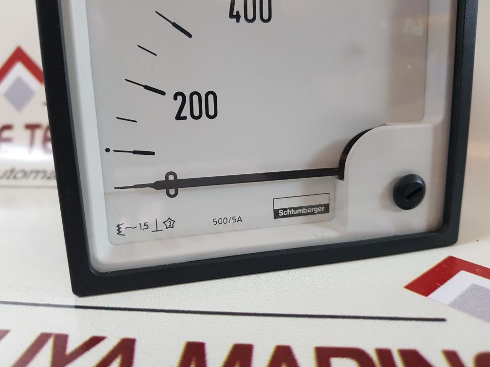 Schlumberger S2624 4844 Ammeter 0 To 600 A