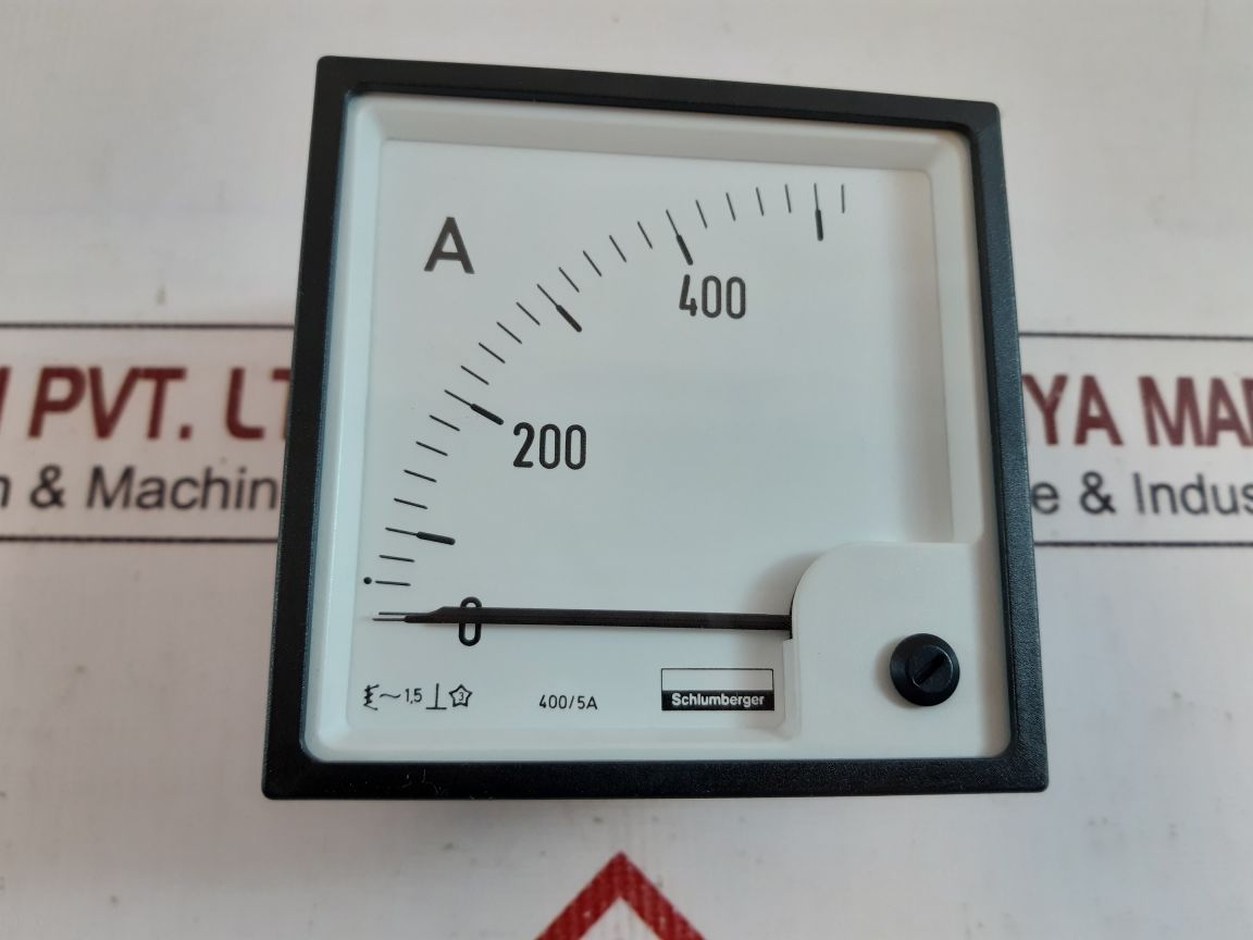 Schlumberger s2624 4854 ammeter 0-400a