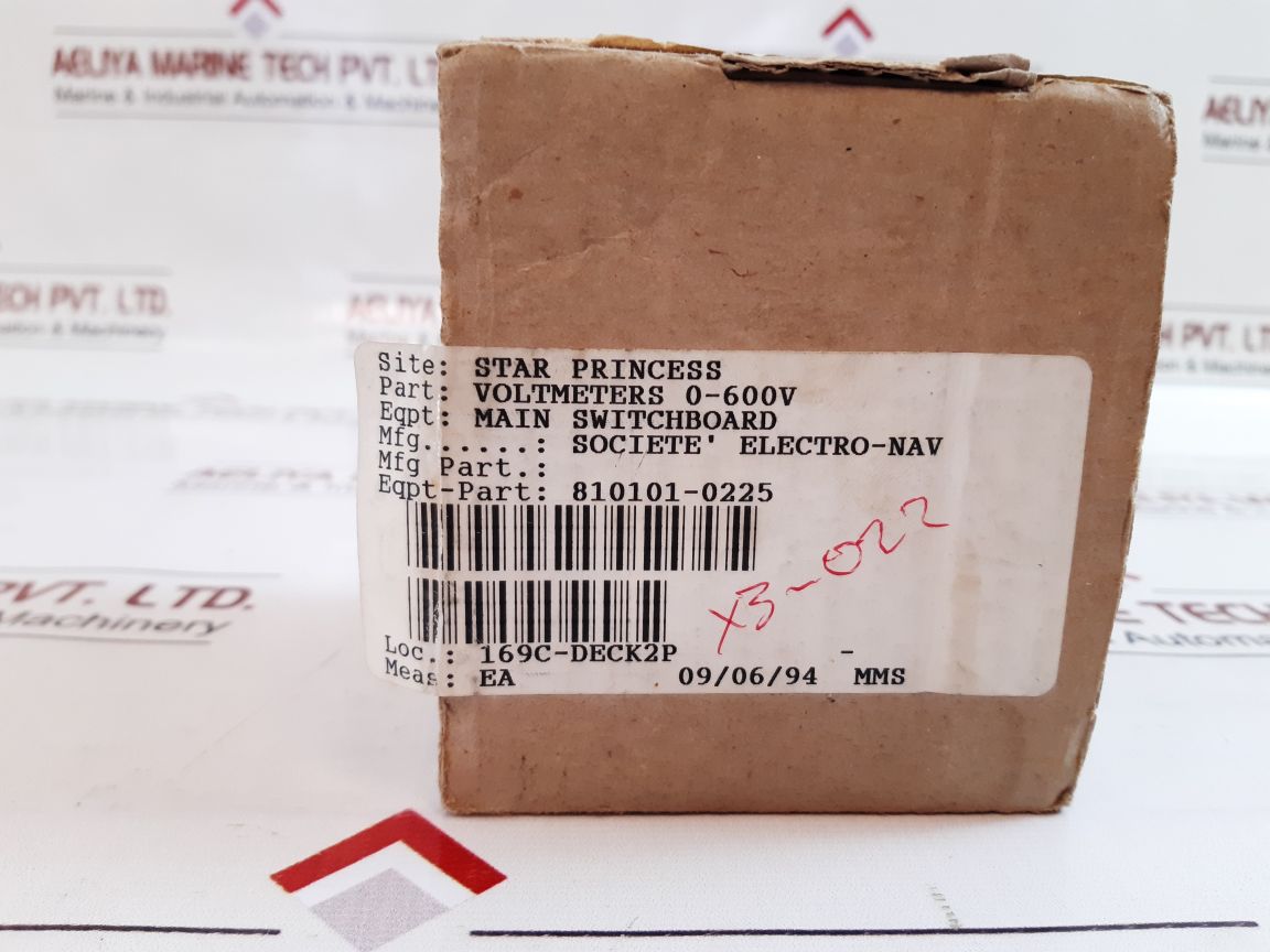 Schlumberger s2624 4855 voltmeter 0-600v