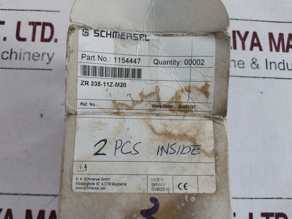 Schmersal Zr 335-11Z-m20 Limit Switch