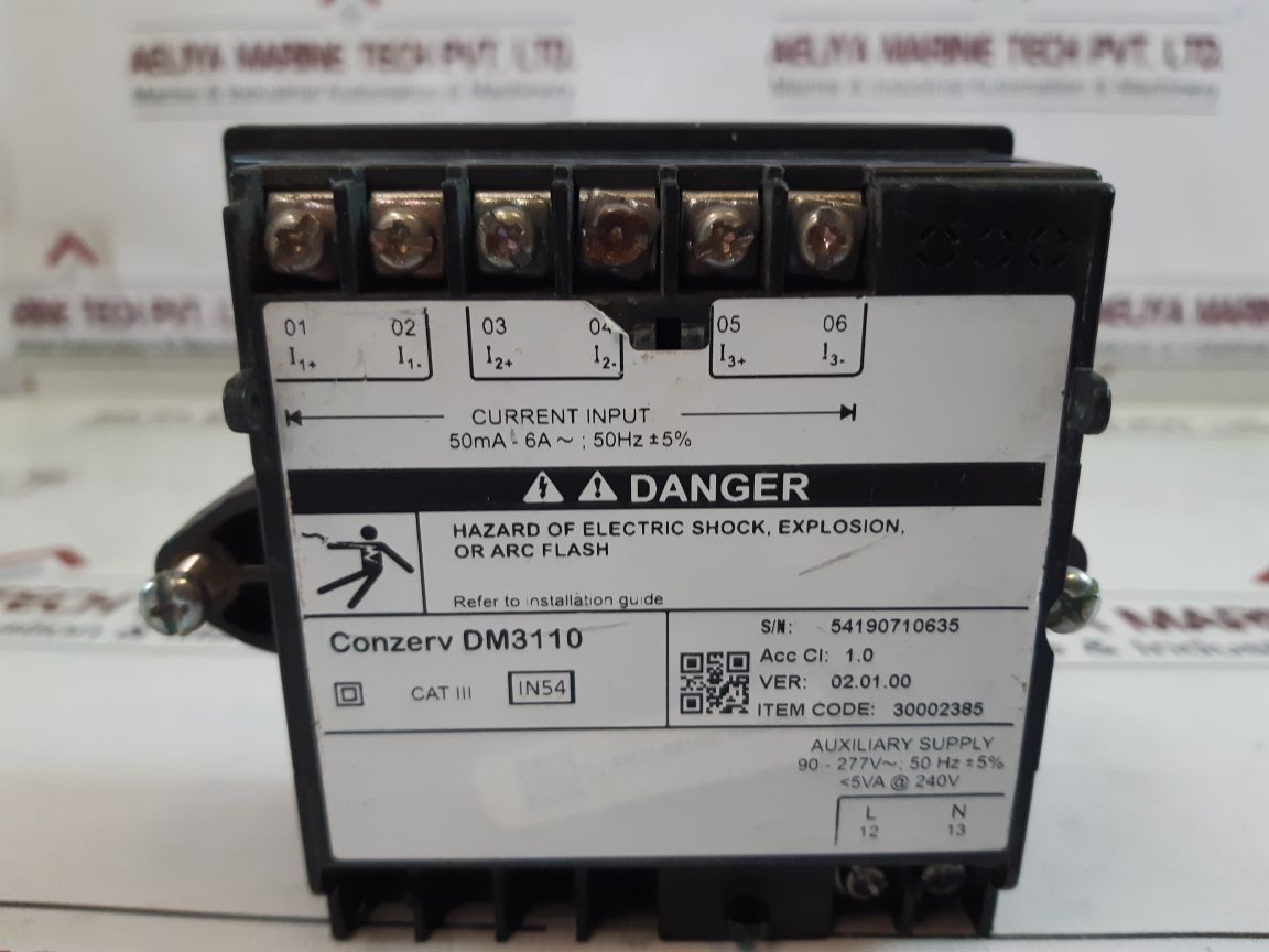 Schneider Conzerv Dm3110 Amp Meter Ver 02.01.00