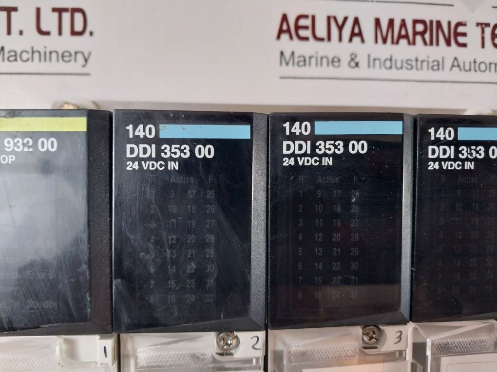 Schneider 140Cps12420,140Cra93200,140Ddi35300,140Aci04000,140Ddo35300,140Xbp01600 Module Rack