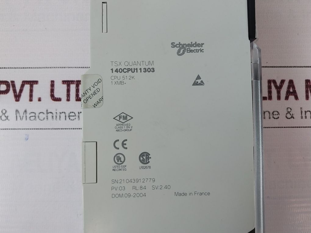Schneider Electric Modicon 140Cpu11303 Controller