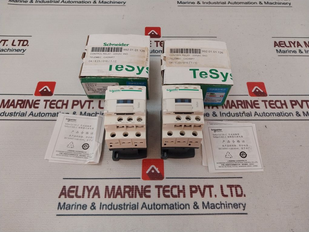 Schneider Electric Cad50P7C Control Relay 220Vac