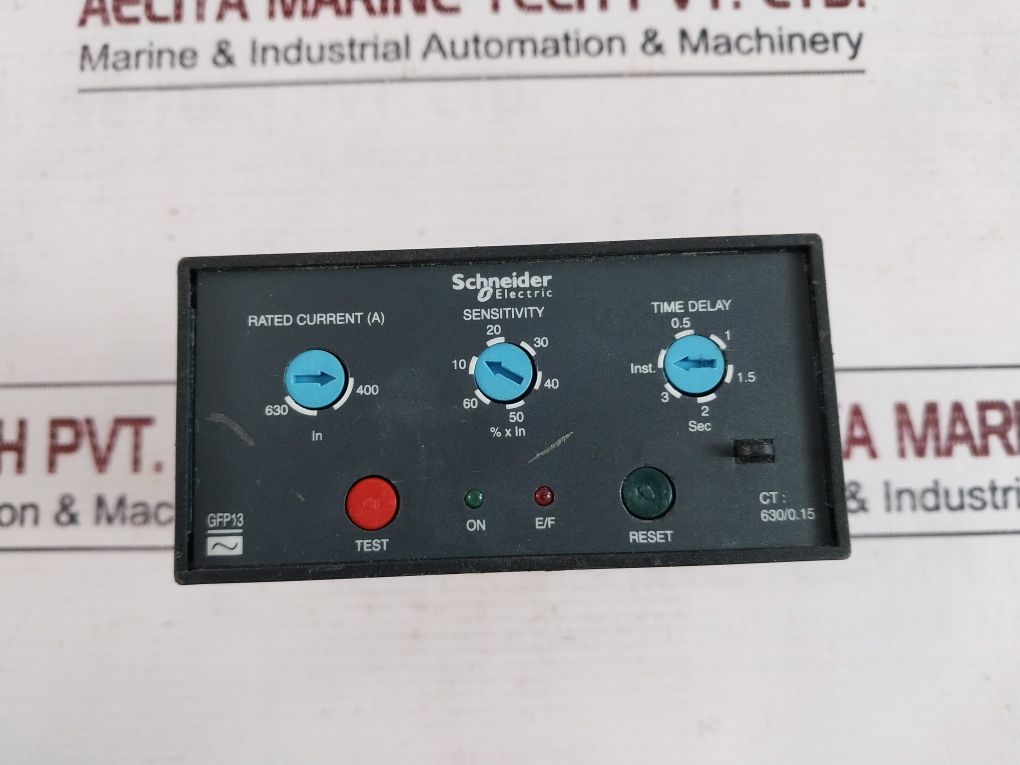 Schneider Electric Gfp13 Ground Fault Protector 0.5-3 Sec
