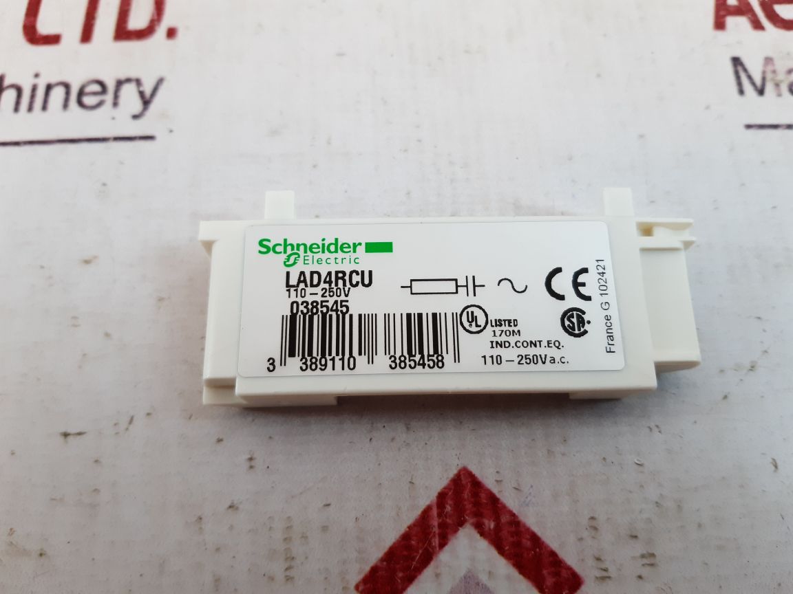 Set of 4x Schneider electric lad4rcu surge suppressor