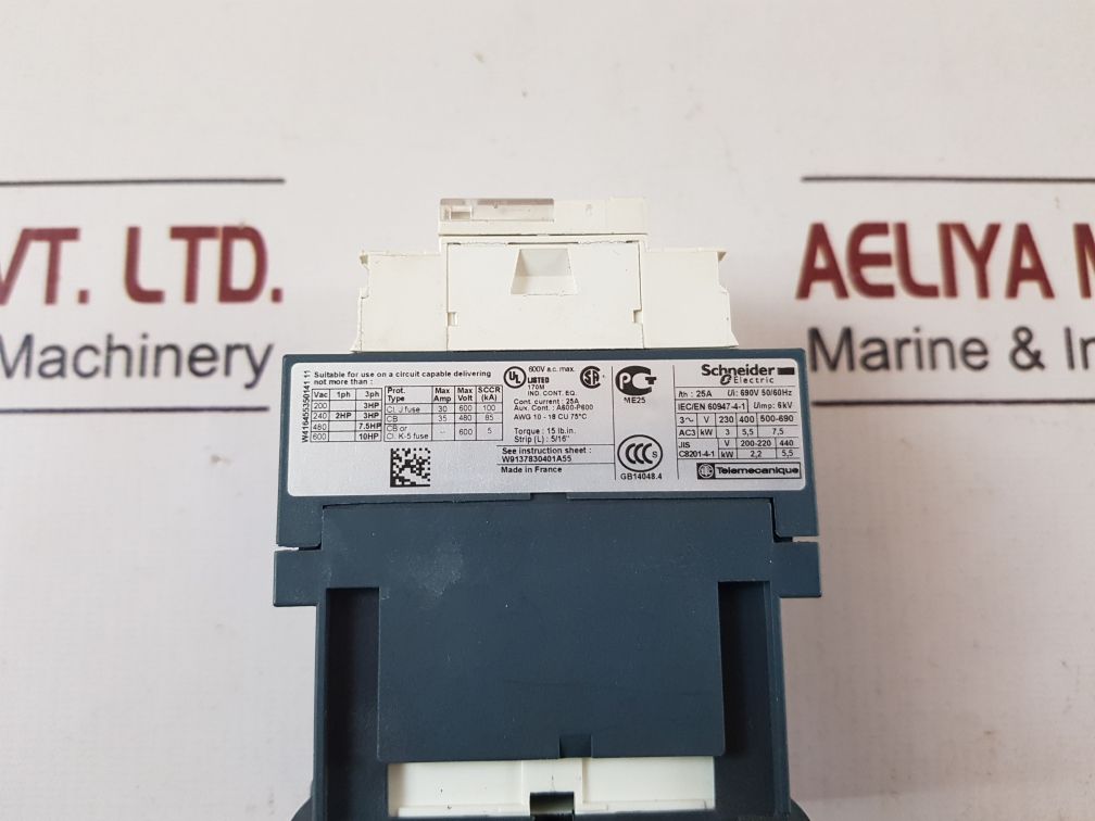 Schneider/Telemecanique Lc1D12 Bd Contactor