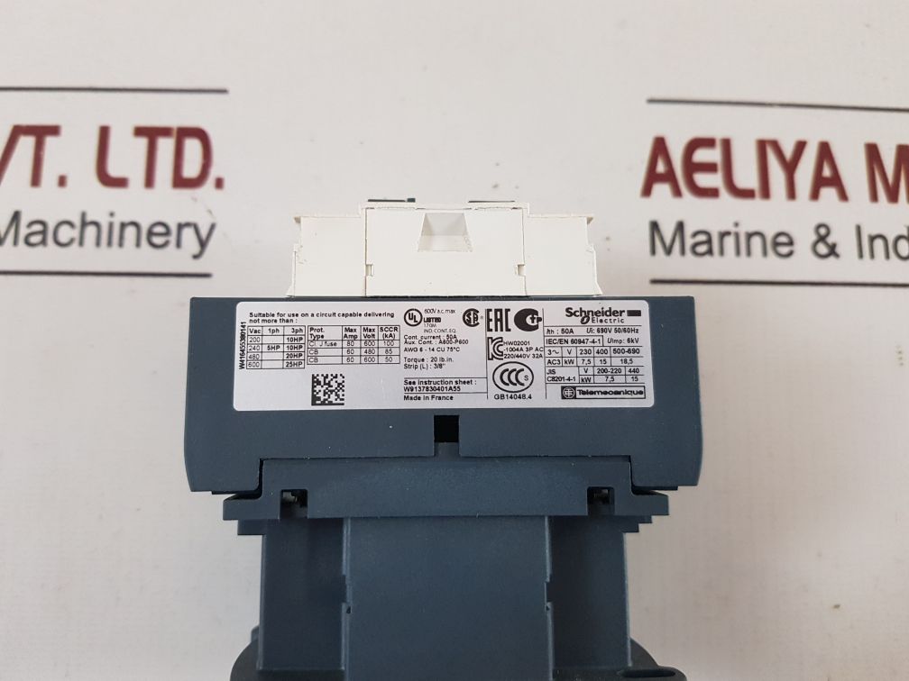 Schneider/Telemecanique Lc1D32 Contactor 440V 50/60Hz