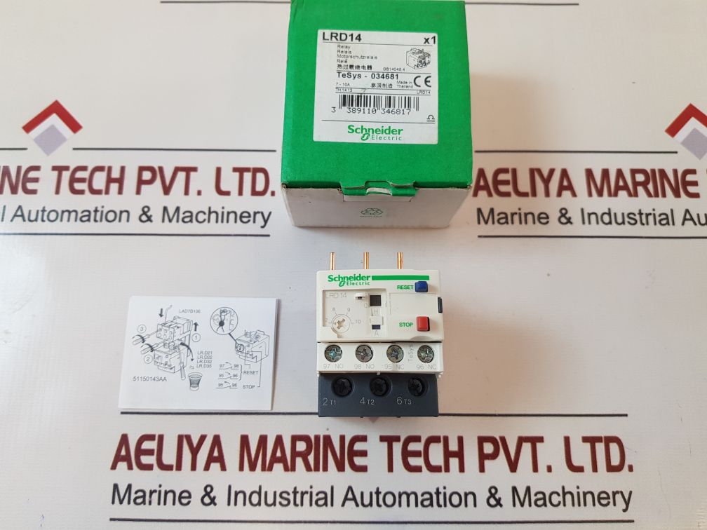 Schneider Electric Lrd14 Thermal Overload Relay