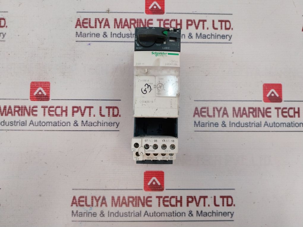 Schneider Electric Luca12Bl Motor Starter With Lua1C20 Auxiliary Contact Block