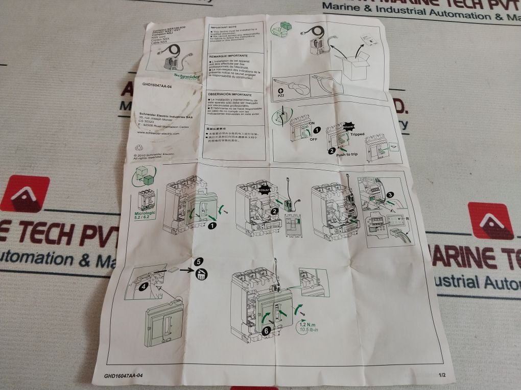 Schneider Electric Lv434202 Control Module 3N121830022