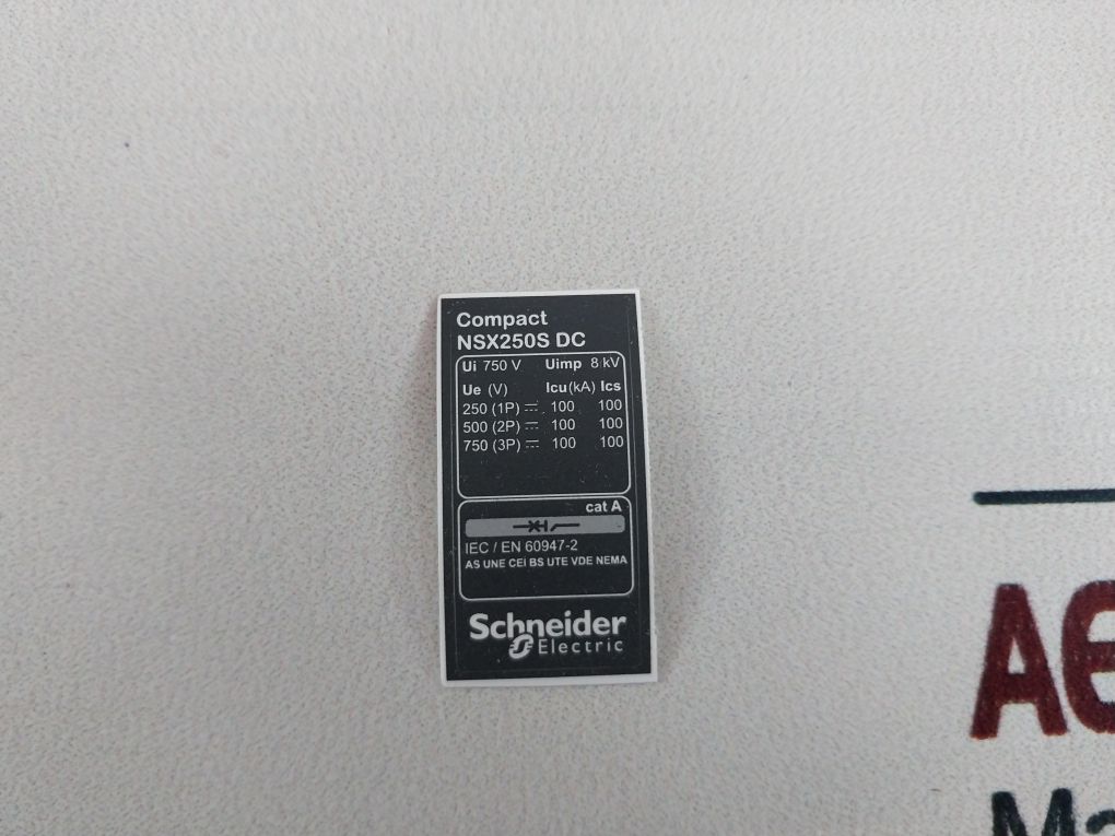 Schneider Electric Nsx250S Dc