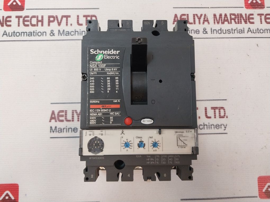 Schneider Electric Nsx 100F Circuit Breaker 100A