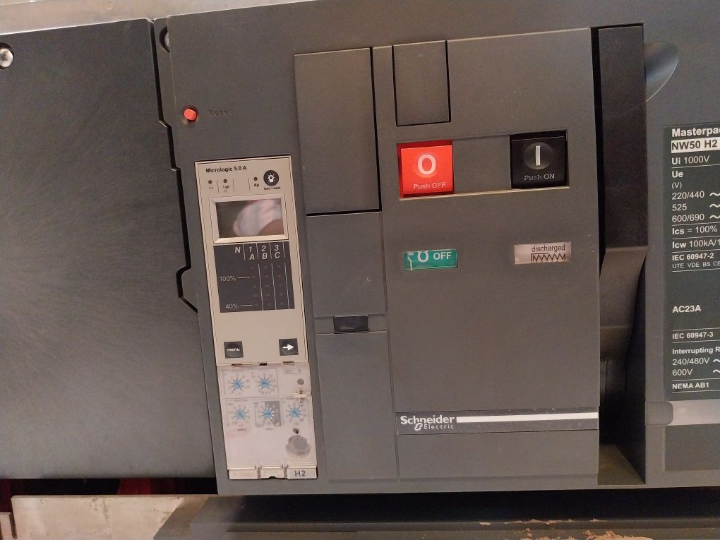 Schneider Electric Nw50 H2 Circuit Breaker Trip Unit