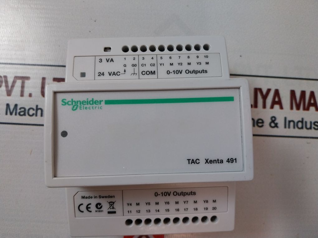 Schneider Electric Tac Xenta 491 Analog Output Module 007303010