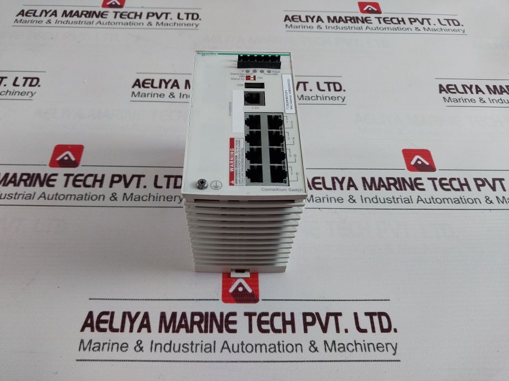 Schneider Electric Tcsesm083F23F0 Connexium Managed Switch 8Tx 18-30 Vac