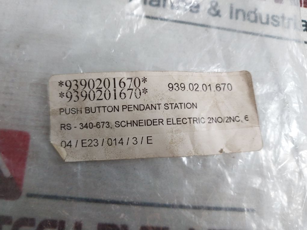 Schneider Electric Xac A215 Push Button Pendant Station