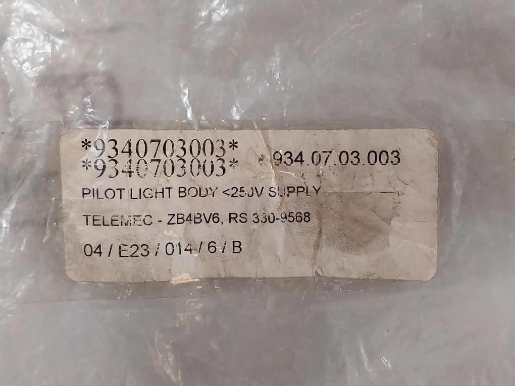 Schneider Electric Zb4 Bv6 Pilot Light Body