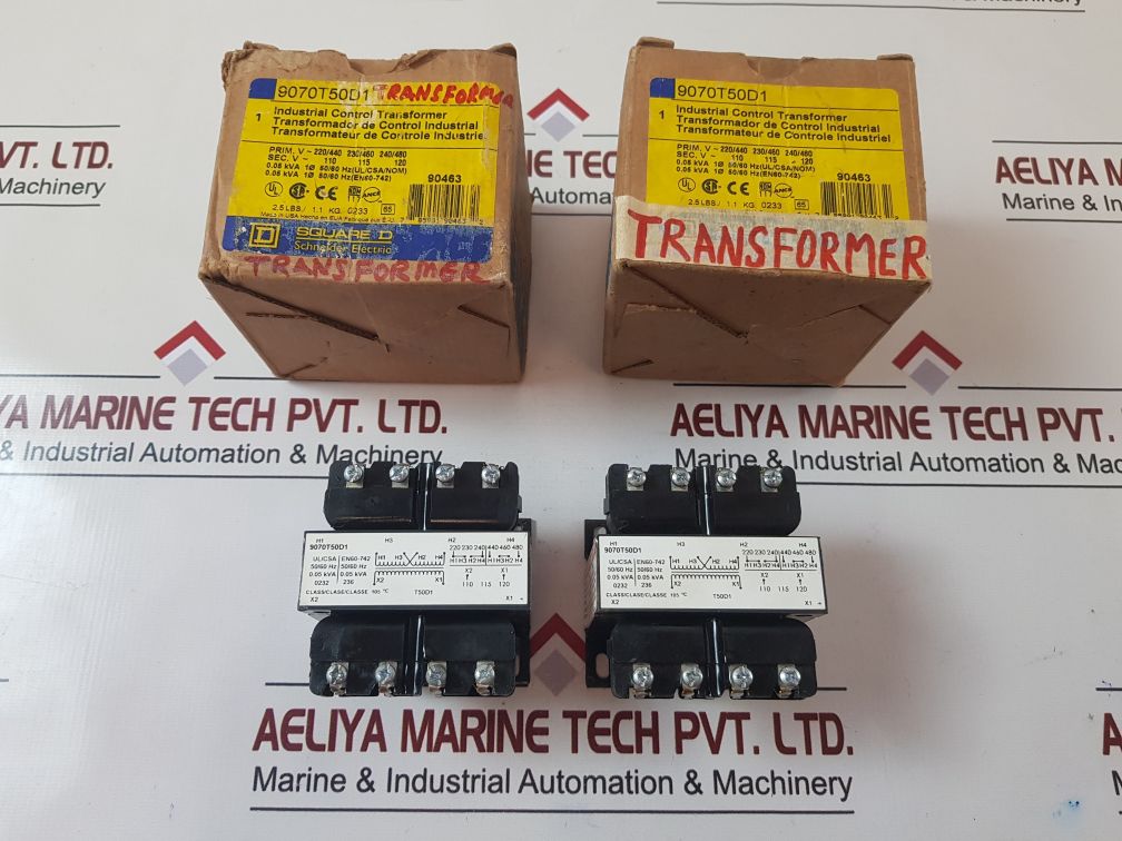 Schneider Eletcric 9070T50D1 Industrial Control Transforme