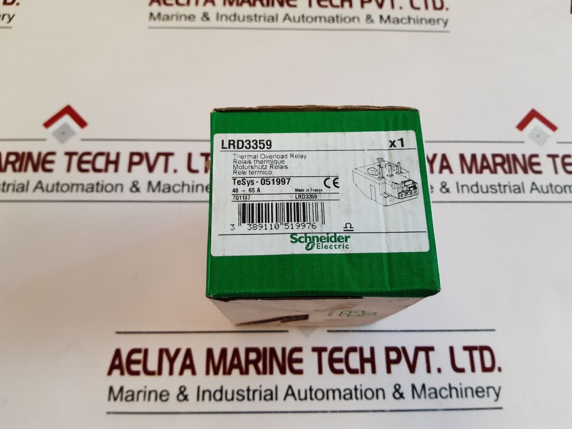 Schneider Lrd3359 Thermal Overload Relay 48-65A