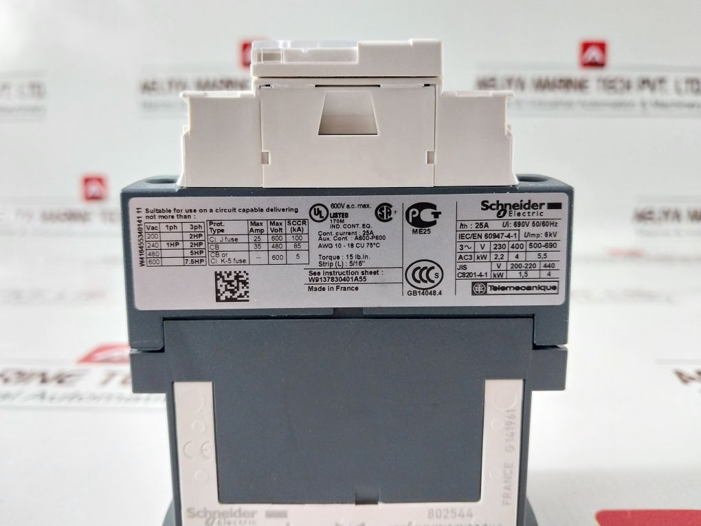 Schneider Electric Lc1D09Fd Contactor
