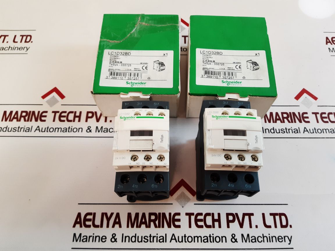 SchneiderTelemecanique Lc1 D32Bd Contactor 24Vdc