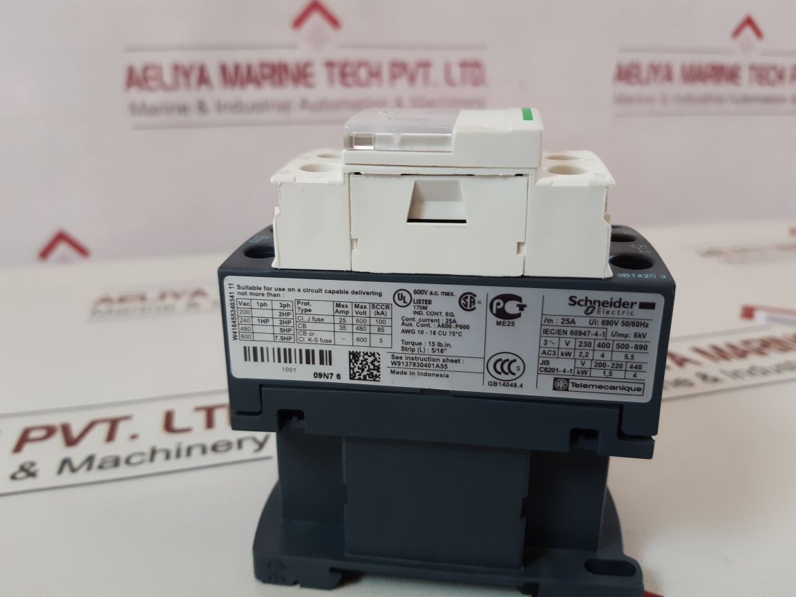 SchneiderTelemecanique Lc1D09N7 Contactor