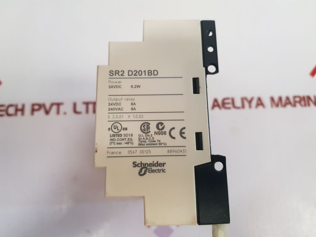 Schneider/Telemecanique Sr2 D201Bd Output Relay