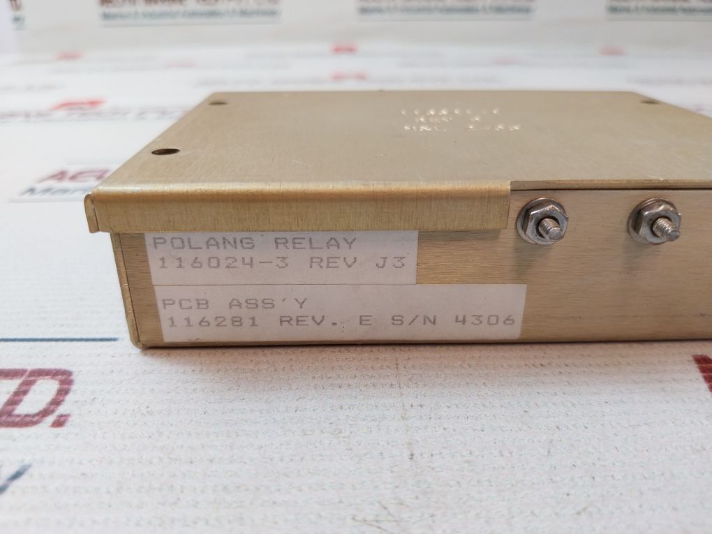 Sea Tel 116321-2 Shielded Polang Aux Relay
