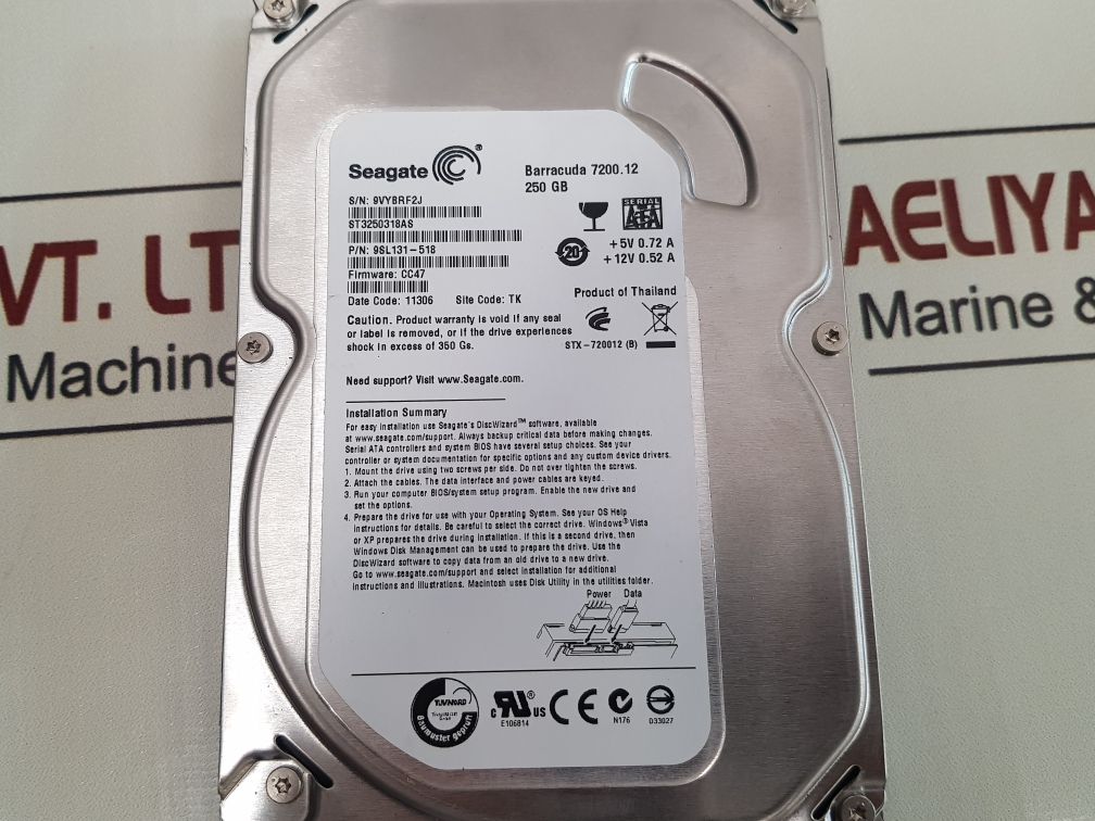 Seagate Barracuda 7200.12 St3250318As Internal Hard Drive