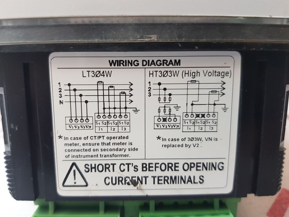 Secure Elite 440-445 Multi-function Digital Panel Meter D3B