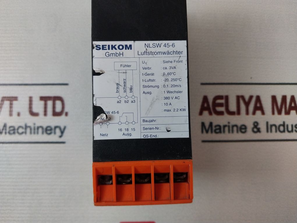 Seikom Nlsw 45-6 Air Flow Switch 230 V/Ac