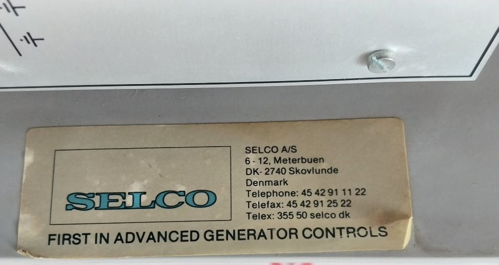 Selco E7600 Phase Comparator