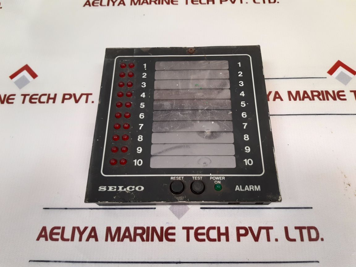 Selco M1000-24-00B Alarm Annunciator 24Volt Used
