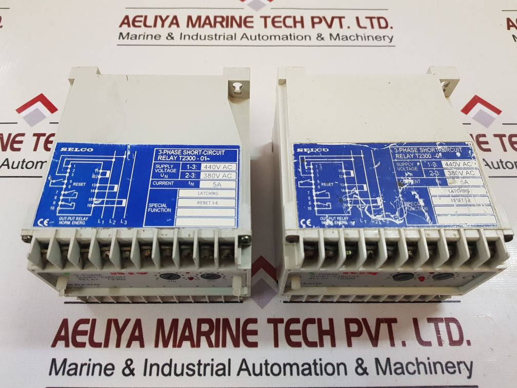 Selco T2300 3-phase Short-circuit Relay T2300-01