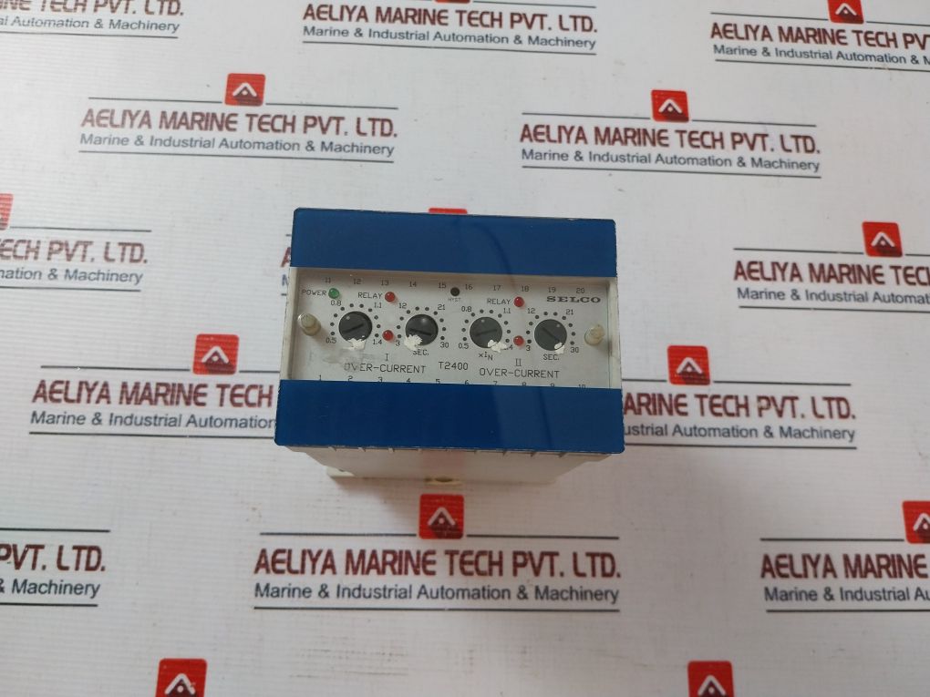 Selco T2400-06 3-phase Dual Over-current Relay 440Vac